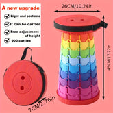 ポータブル伸縮式折りたたみスツール