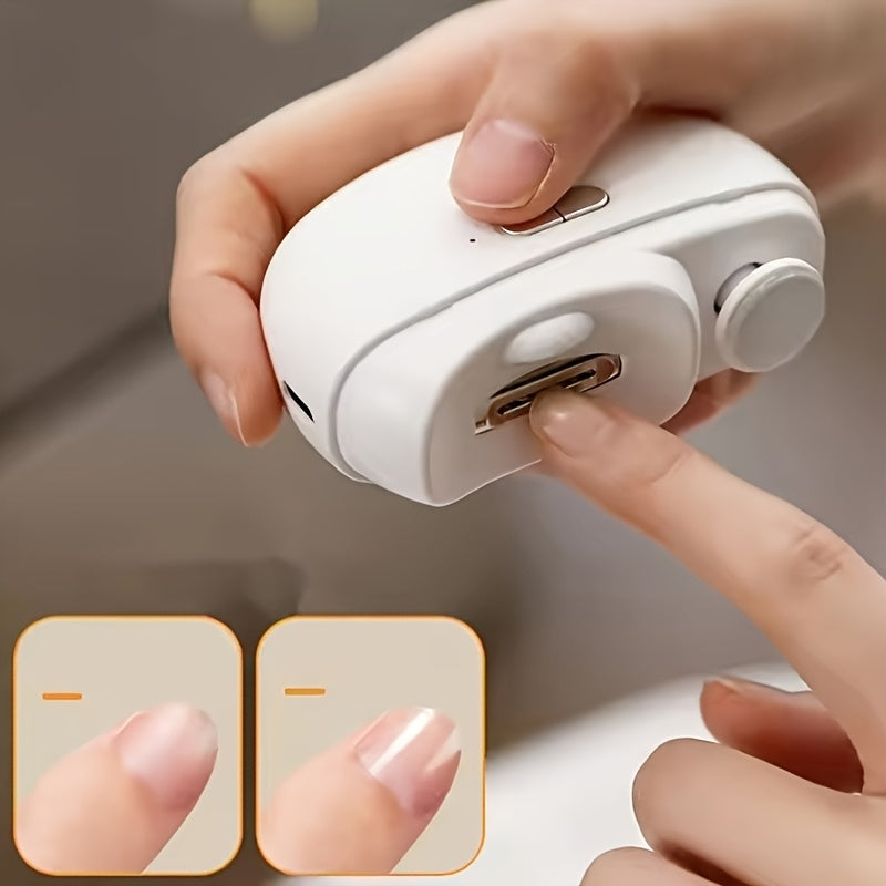 ライト付き凹み防止電動爪切り