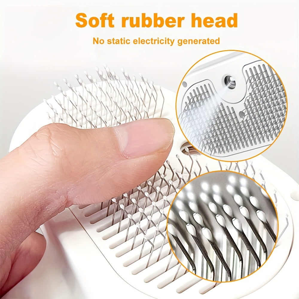 ペット用ヘアスプレーと脱毛用コーム