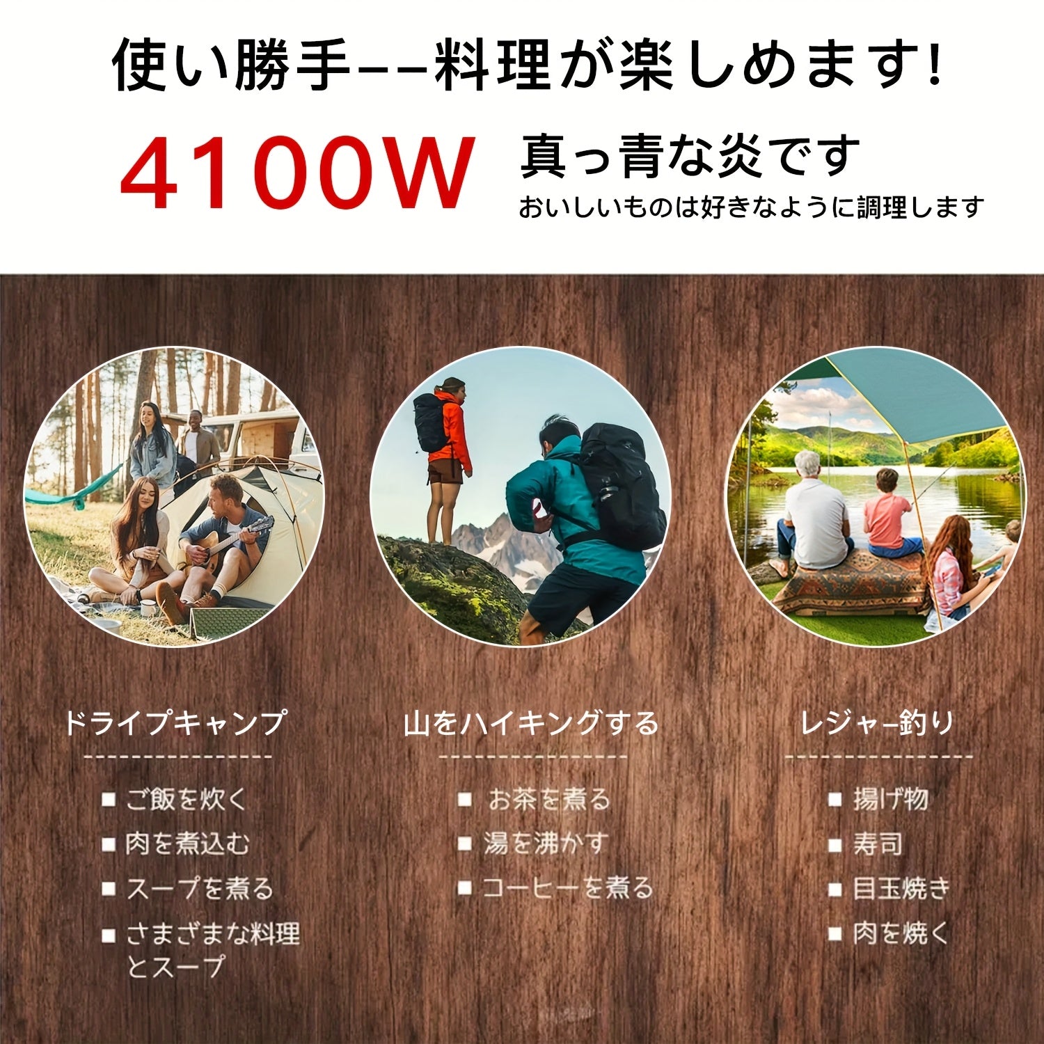 屋外用折りたたみ式防風ミニガスストーブ