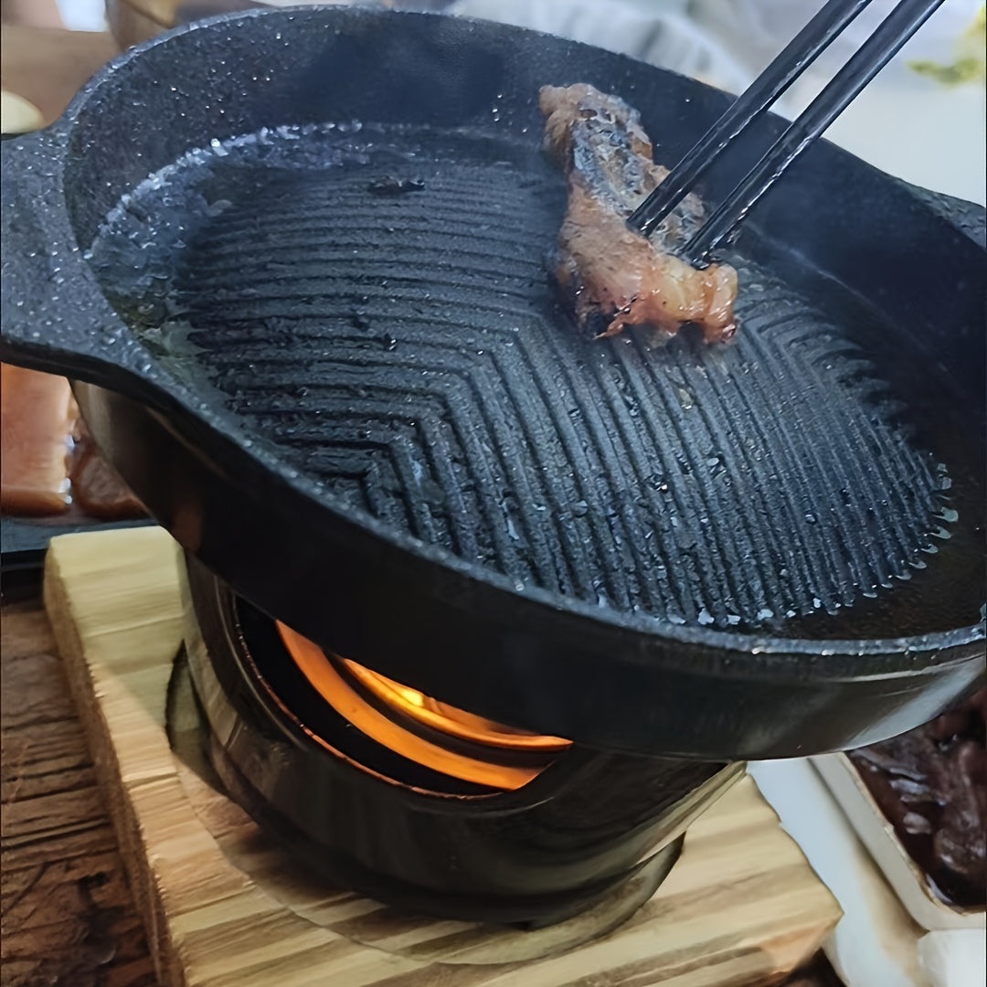 ミニ家庭用ノンスティックバーベキューパン