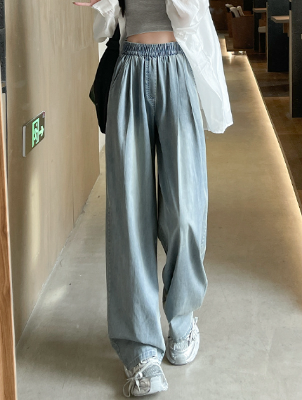 レディースワイドレッグジーンズ