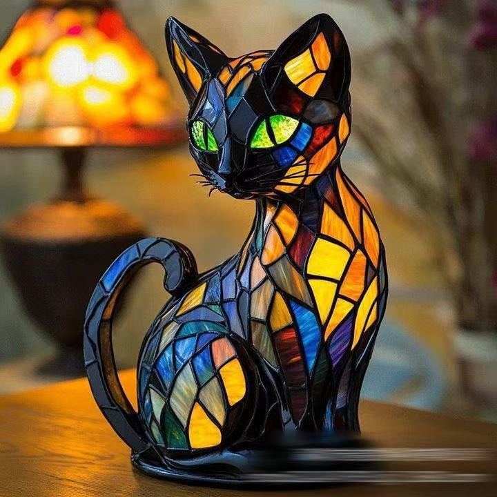 輝く真夜中の猫