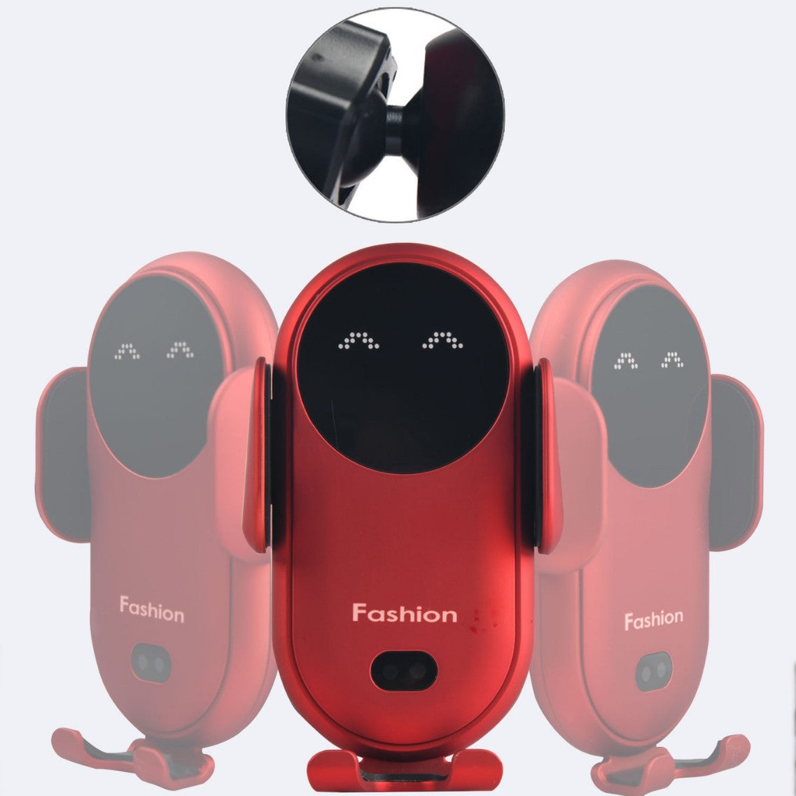 ワイヤレスカーチャージャー、エアベント用スマートフォンホルダー、自動クランプ、急速充電
