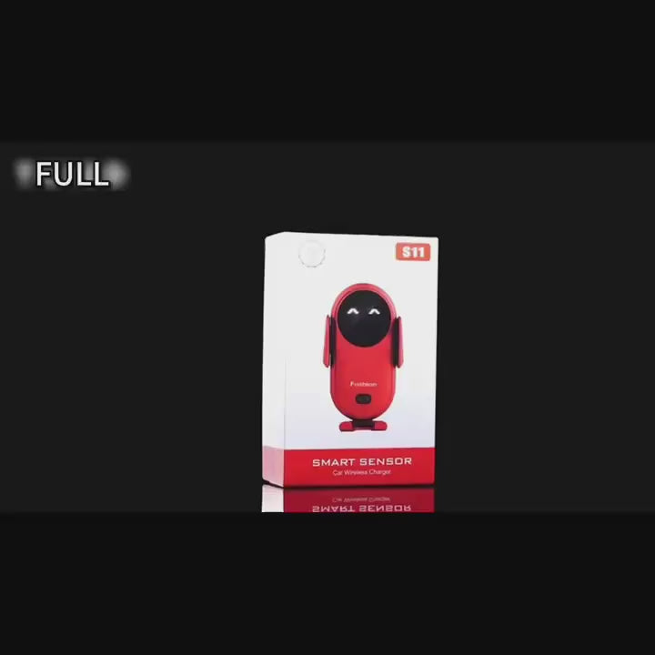ワイヤレスカーチャージャー、エアベント用スマートフォンホルダー、自動クランプ、急速充電